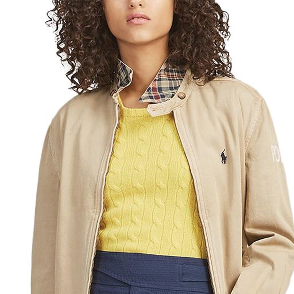 (Women) Polo Ralph Lauren SS23  Brown Zip-Up Collared Long-Sleeve Jacket. 211794216-001 圖 6