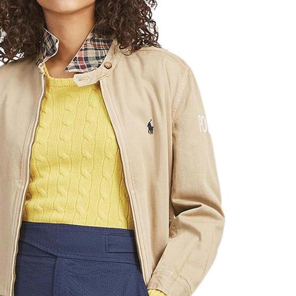 (Women) Polo Ralph Lauren SS23  Brown Zip-Up Collared Long-Sleeve Jacket. 211794216-001 圖 7