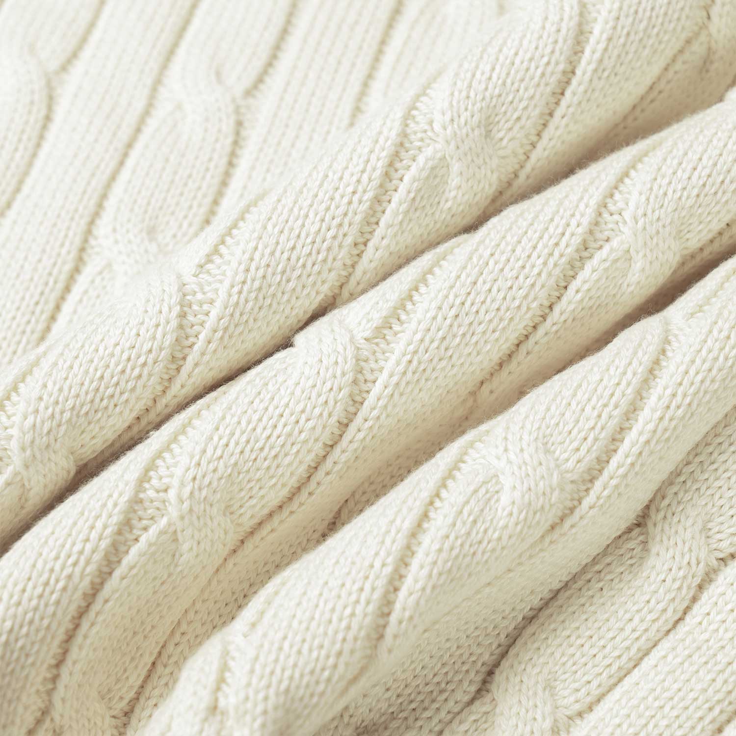 Details for (W) Polo Ralph Lauren SS23 Suéter de Punto Trenzado Crema Blanco. 211747398-004