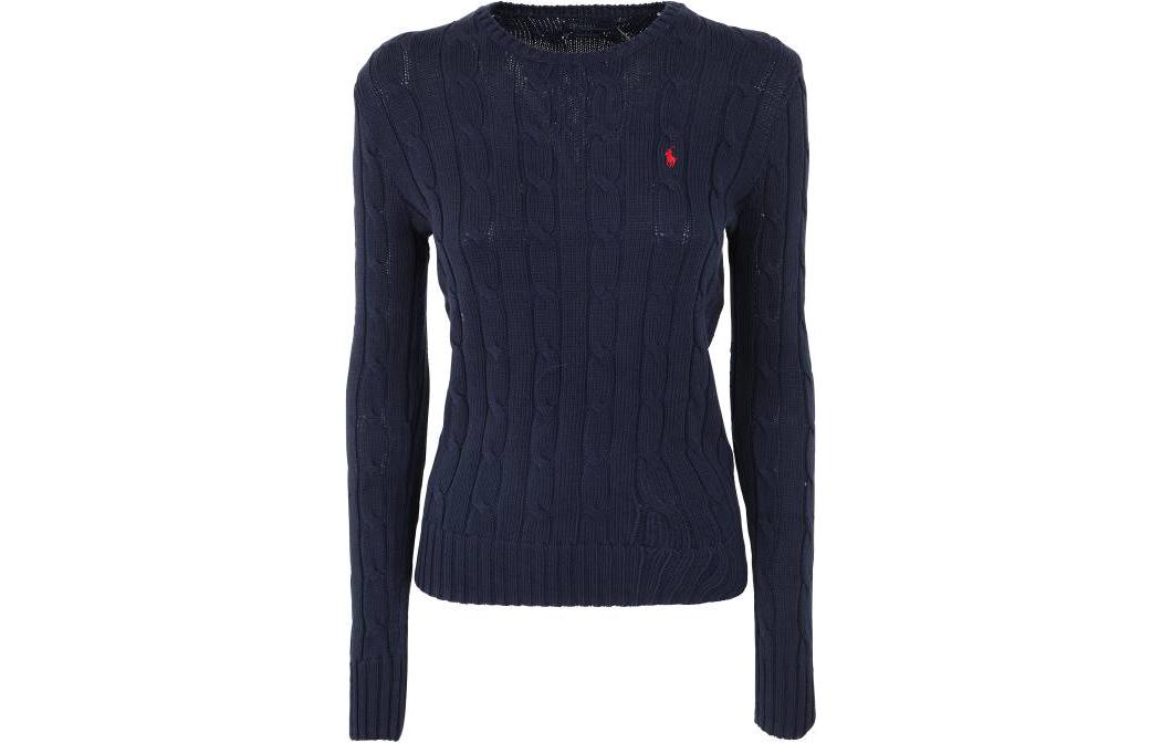 (Women) Polo Ralph Lauren SS23  Cable Knit Sweater Navy Blue. 211891640-002 圖 2
