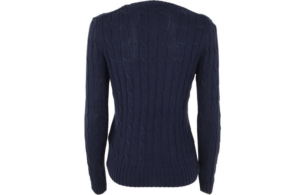 (Women) Polo Ralph Lauren SS23  Cable Knit Sweater Navy Blue. 211891640-002 圖 3
