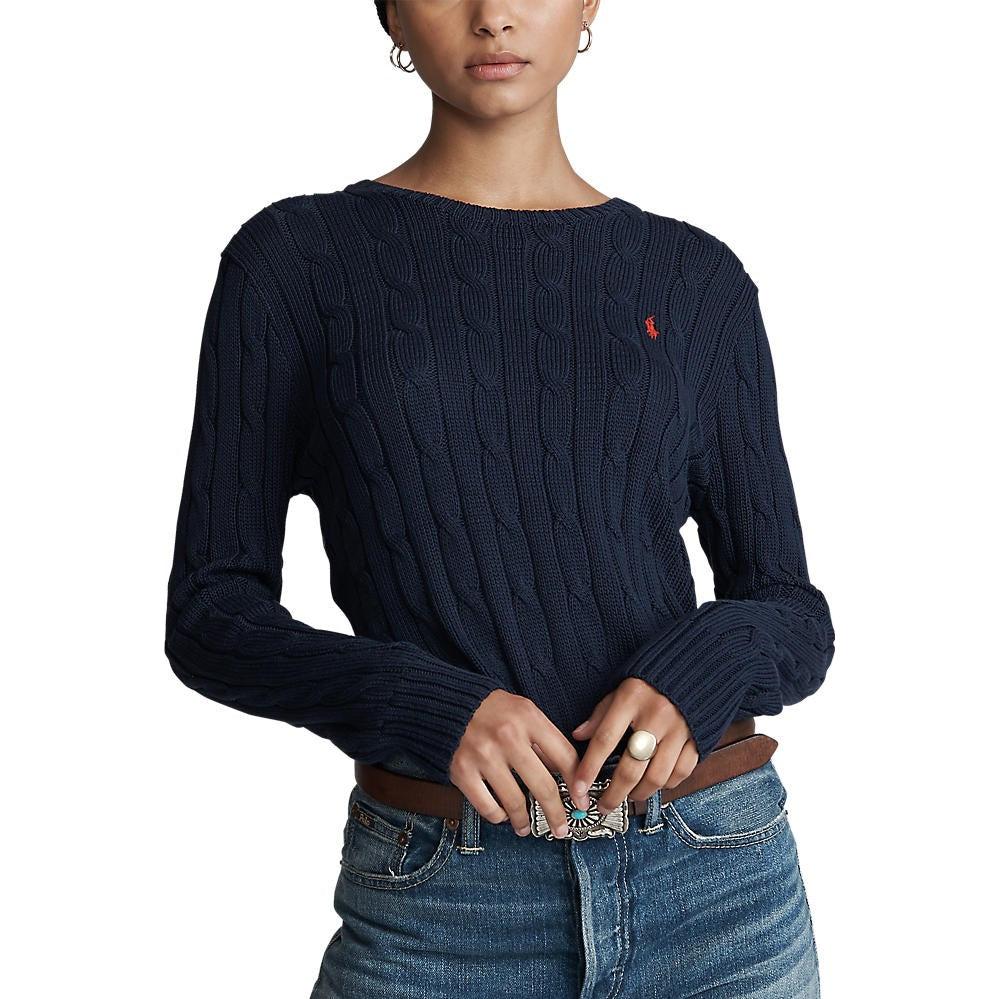 (Women) Polo Ralph Lauren SS23  Cable Knit Sweater Navy Blue. 211891640-002 圖 4