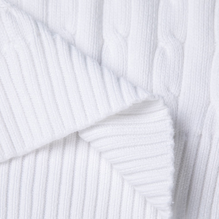 (Women) Polo Ralph Lauren SS23  Cable Knit Sweater White with Embroidered Logo. 211747397-002 圖 5