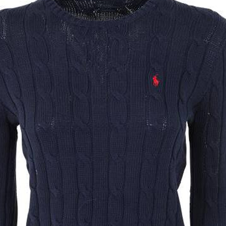 (Women) Polo Ralph Lauren SS23  Cable Knit Sweater Navy Blue. 211891640-002 圖 6