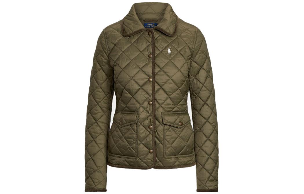 (Women) Polo Ralph Lauren SS23  Dark Green Cotton Jacket with Logo Embroidery. 211839410-003 圖 2