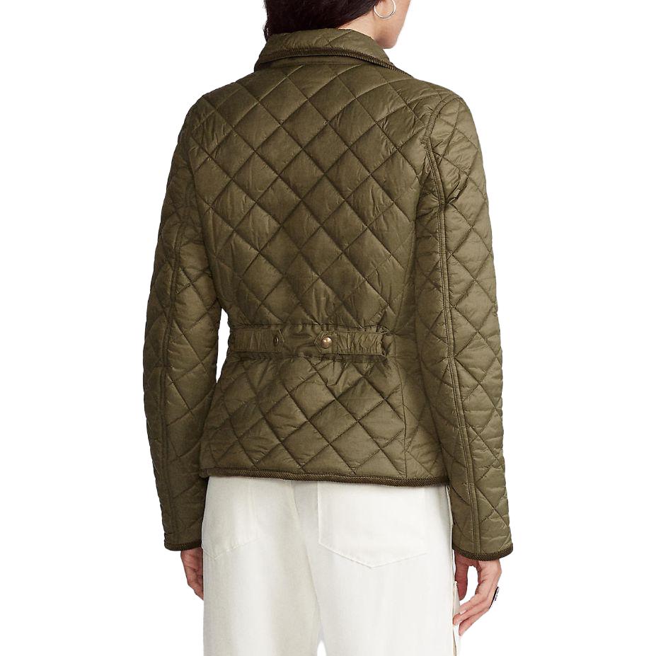 (Women) Polo Ralph Lauren SS23  Dark Green Cotton Jacket with Logo Embroidery. 211839410-003 圖 4