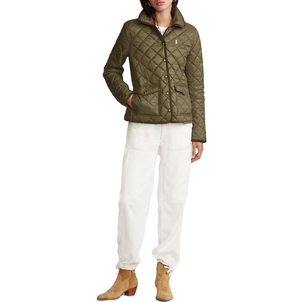 (Women) Polo Ralph Lauren SS23  Dark Green Cotton Jacket with Logo Embroidery. 211839410-003 圖 5