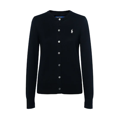 (Women) Polo Ralph Lauren SS23 Logo Crewneck Knit Cardigan Sweater. 211702649-004