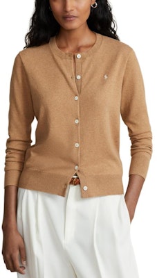 (W) 폴로 랄프 로렌 SS23 로고 크루넥 니트 가디건 스웨터. 211702649-004 Details for (W) 폴로 랄프 로렌 SS23 로고 크루넥 니트 가디건 스웨터. 211702649-004