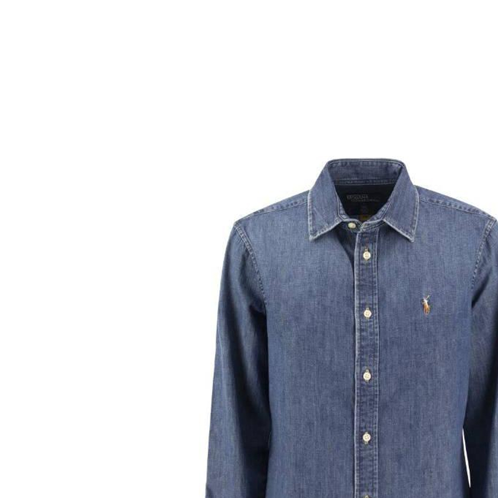 (Women) Polo Ralph Lauren SS23  Logo Embroidered Blue Long-Sleeve Shirt. 211899526-001 圖 5