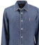 Purchase (Women) Polo Ralph Lauren SS23 Logo Embroidered Blue Long-Sleeve Shirt. 211899526-001