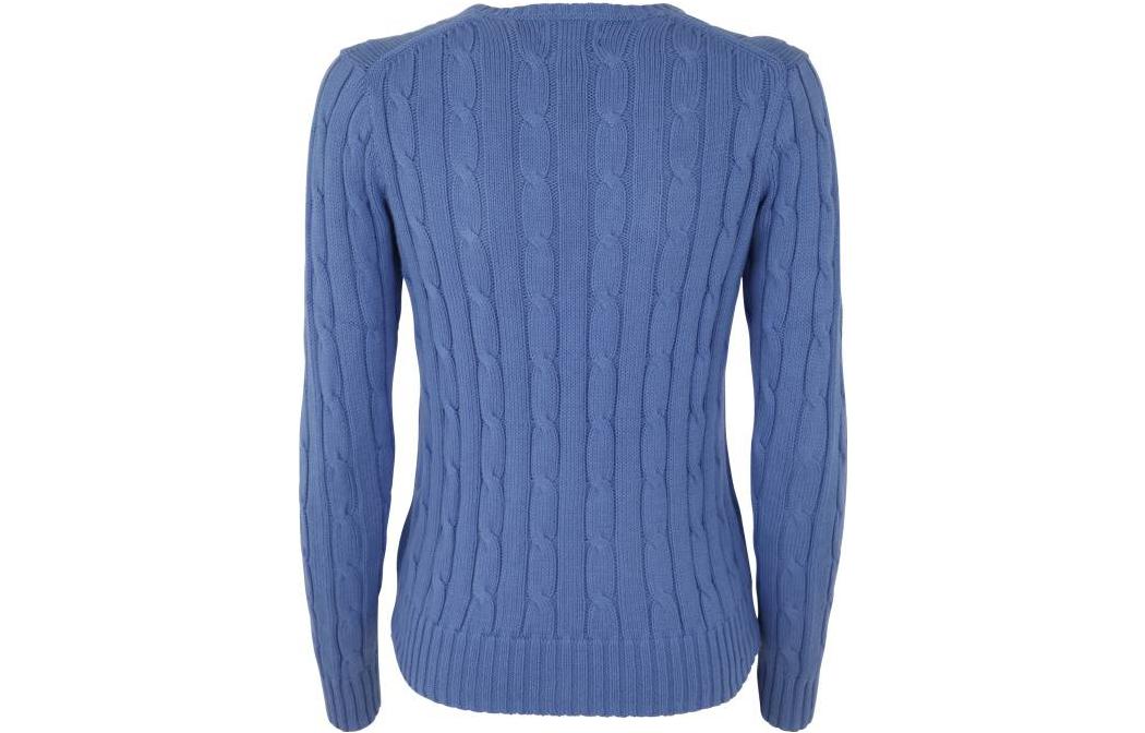 (Women) Polo Ralph Lauren SS23  Logo Jacquard Knit Pullover Sweater Blue. 211891641-003 圖 3