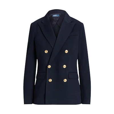 (Women) Polo Ralph Lauren SS23 Navy Double-Breasted Casual Blazer WMPOOTWN5V20207-410