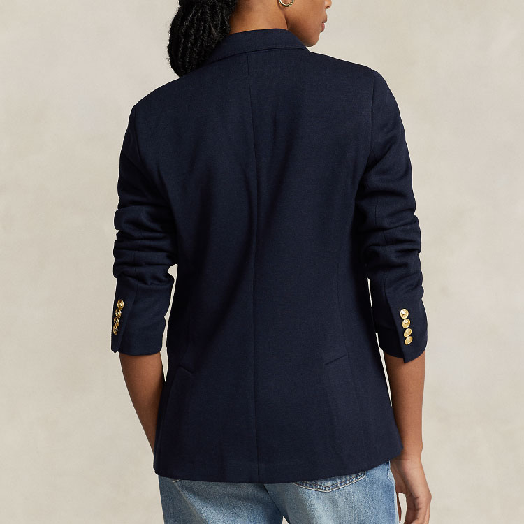 Shop (W) Polo Ralph Lauren SS23 海軍藍雙排扣休閒西裝外套 WMPOOTWN5V20207-410