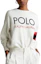 Lookbook (W) Polo Ralph Lauren SS23 字母印花寬版白色長袖上衣 211877696-001