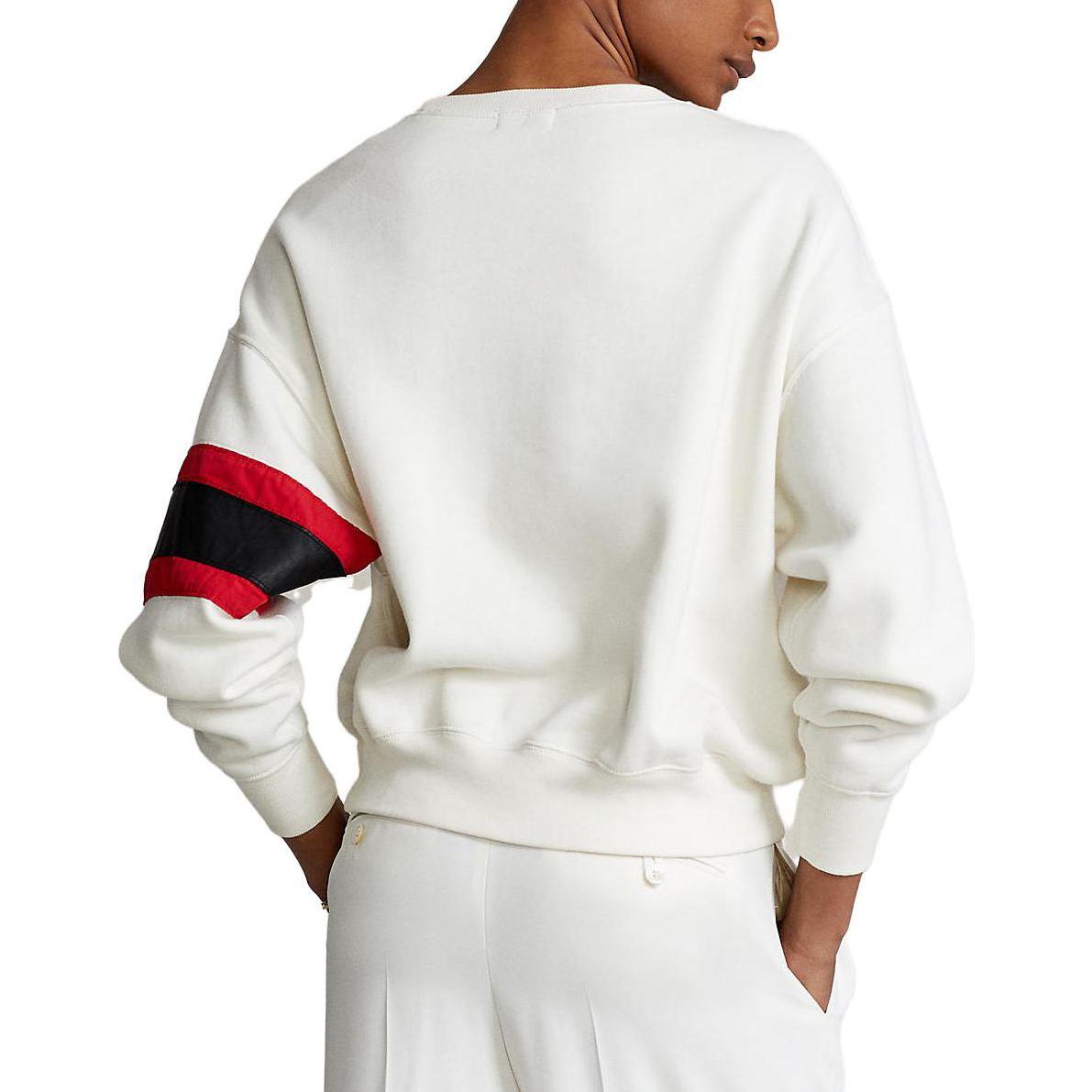 (Women) Polo Ralph Lauren SS23  Oversized Letter Print Sweatshirt White 211877696-001 圖 5