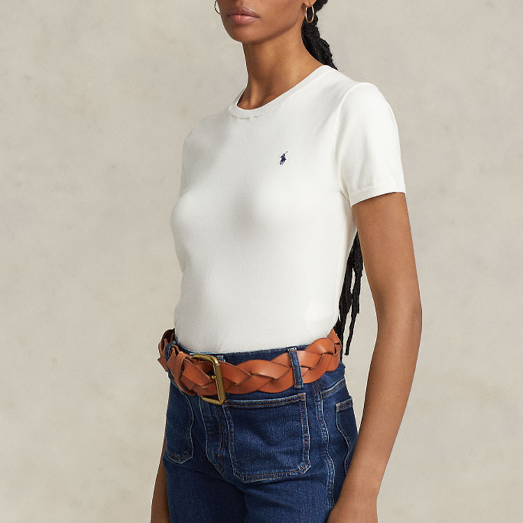 (Women) Polo Ralph Lauren SS23  Oversized Short Sleeve T-Shirt Off-White WMPOSWENC020619-101 圖 5