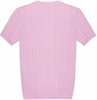 Lookbook (W) Polo Ralph Lauren SS23 粉色刺繡標誌圓領針織T恤 211910987-003