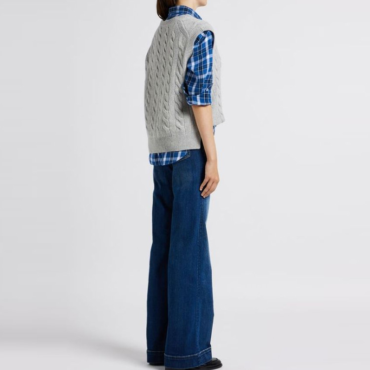 Purchase (W) Polo Ralph Lauren SS23 無袖V領針織背心 淺灰色 211910425-001