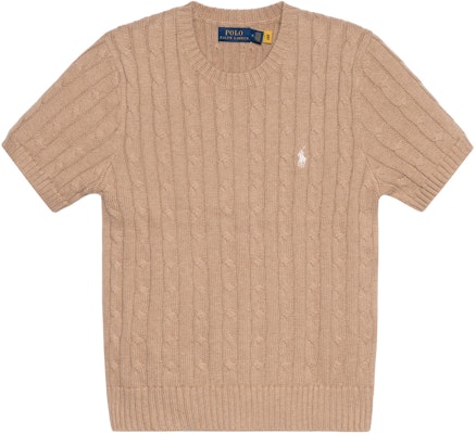 (W) ポロ ラルフローレン SS23 ロゴ刺繍入りニットセーター カーキ 211881700-001 Buy (W) ポロ ラルフローレン SS23 ロゴ刺繍入りニットセーター カーキ 211881700-001