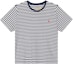 Buy (W) Polo Ralph Lauren SS23 條紋印花短袖圓領T恤 藍白搭配 211698030-021