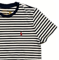 Purchase (W) Polo Ralph Lauren SS23 Camiseta Rayas Azul Blanco Manga Corta Cuello Redondo 211698030-021