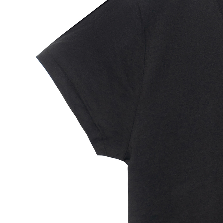 Sizing (W) Polo Ralph Lauren SS23 Camiseta Negra Cuello en V con Logo Bordado. WMPOKNINCU20698-790