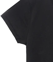 Sizing (W) Polo Ralph Lauren SS23 Camiseta Negra Cuello en V con Logo Bordado. WMPOKNINCU20698-790