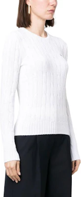 (W) Polo Ralph Lauren SS23 白色刺繡麻花針織毛衣 211891640-001 Details for (W) Polo Ralph Lauren SS23 白色刺繡麻花針織毛衣 211891640-001