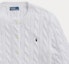 Details for (Women) Polo Ralph Lauren SS23 White Cable Knit Sweater with Embroidery. 211891643-001