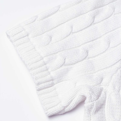 (Women) Polo Ralph Lauren SS23 White Knit Sweater with Solid Logo Embroidery. 211910987-001 Cheap (Women) Polo Ralph Lauren SS23 White Knit Sweater with Solid Logo Embroidery. 211910987-001