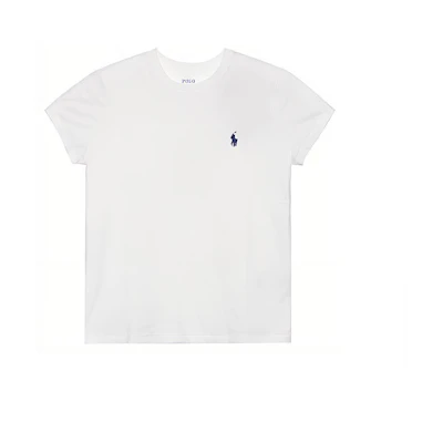 (Women) Polo Ralph Lauren SS23 White Logo Embroidered Crewneck T-Shirt. 211747407-002
