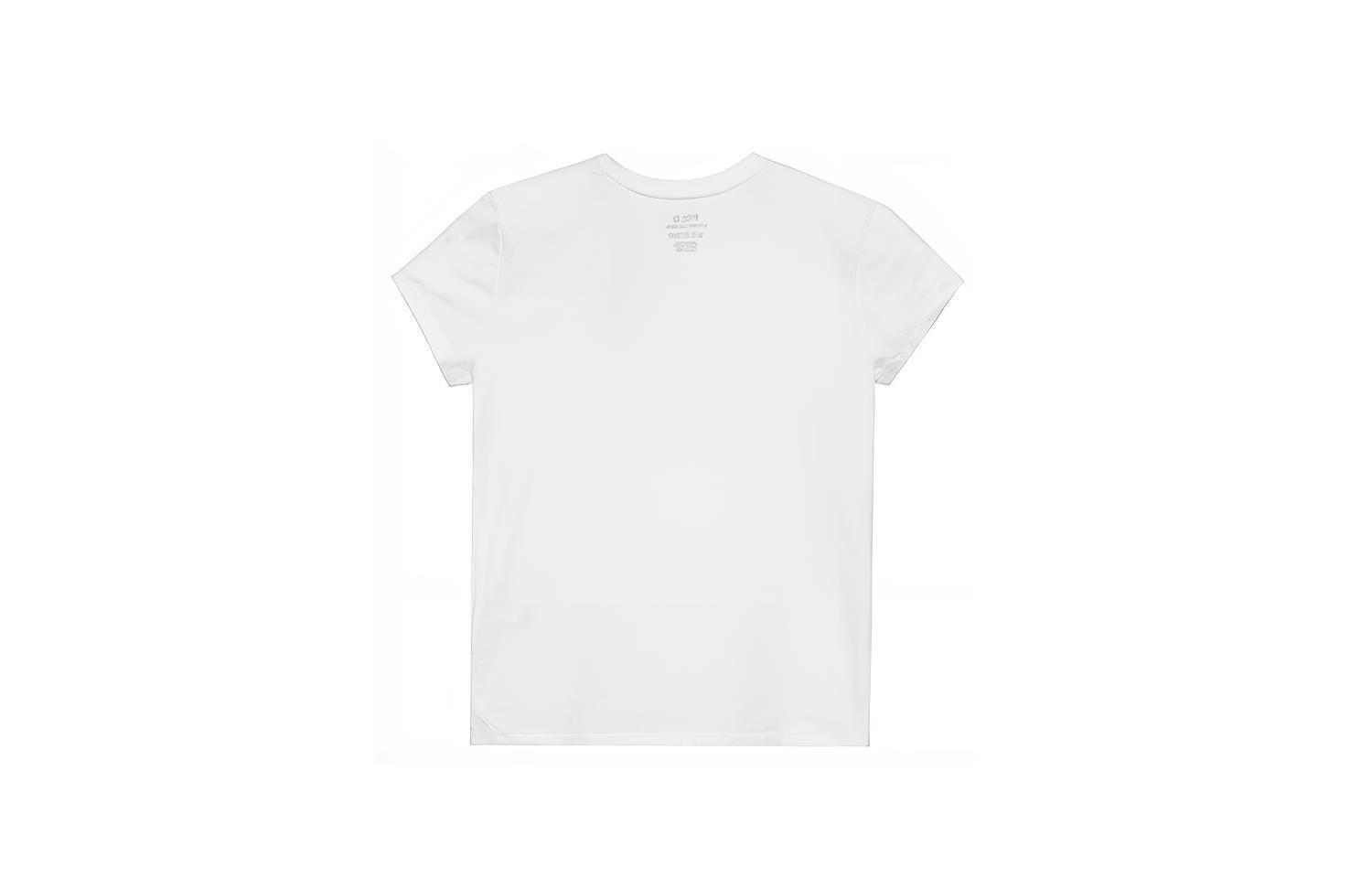 Lookbook (W) Polo Ralph Lauren SS23 白色刺繡標誌圓領T恤。 211747407-002