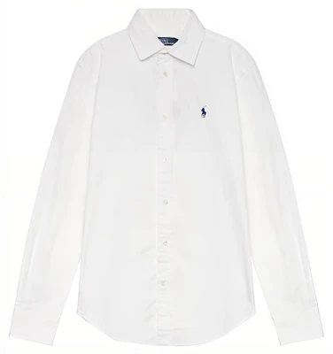 (W) Polo Ralph Lauren SS23 Kemeja Lengan Panjang Putih dengan Sulaman Logo. 211891376-001 Buy (W) Polo Ralph Lauren SS23 Kemeja Lengan Panjang Putih dengan Sulaman Logo. 211891376-001