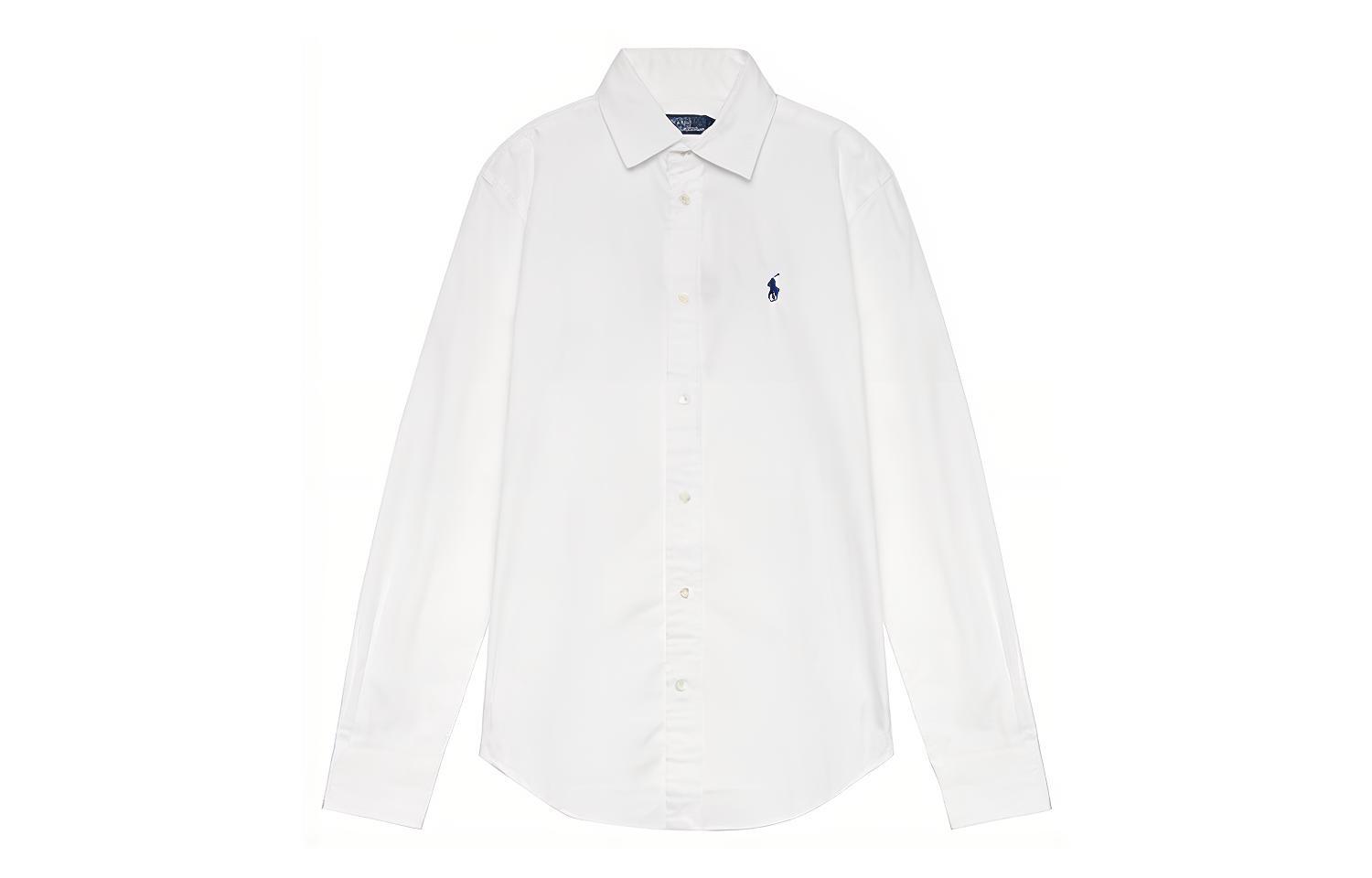 (Women) Polo Ralph Lauren SS23  White Long Sleeve Shirt with Logo Embroidery. 211891376-001 圖 2