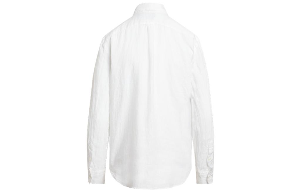 (Women) Polo Ralph Lauren SS23  White Long Sleeve Shirt with Logo Embroidery. WMPOSHTNDO20436-100 圖 3
