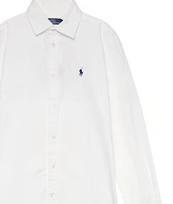 (W) Polo Ralph Lauren SS23 Kemeja Lengan Panjang Putih dengan Sulaman Logo. 211891376-001 Cheap (W) Polo Ralph Lauren SS23 Kemeja Lengan Panjang Putih dengan Sulaman Logo. 211891376-001