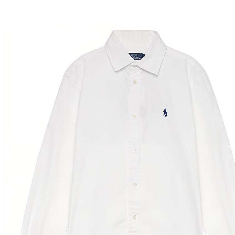 (Women) Polo Ralph Lauren SS23  White Long Sleeve Shirt with Logo Embroidery. 211891376-001 圖 9