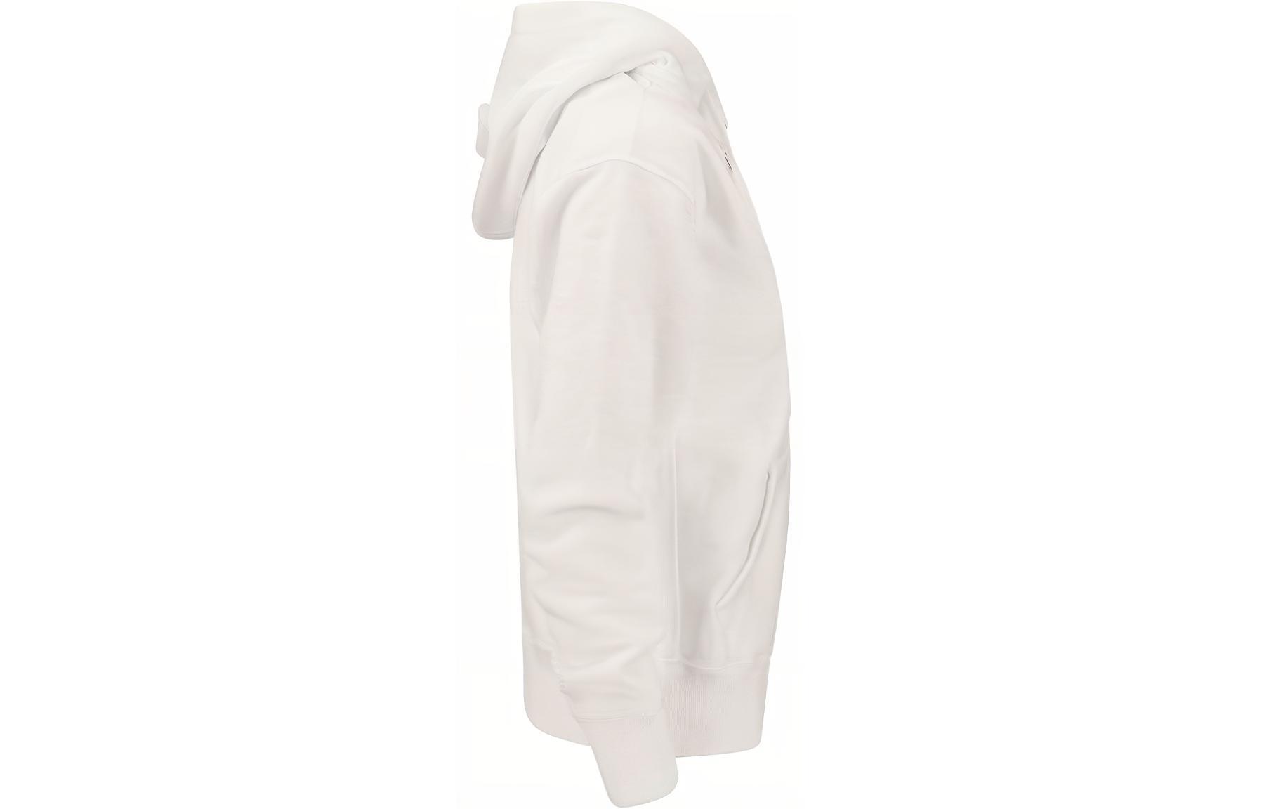 Shop (W) Polo Ralph Lauren SS23 Sudadera con Capucha Blanca con Cremallera 211891559-001