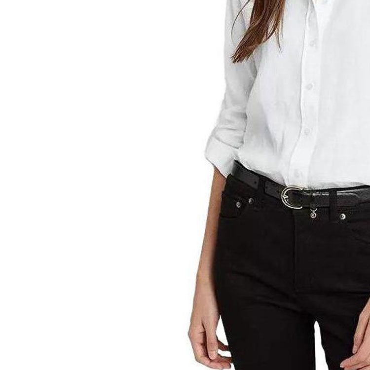 (Women) Polo Ralph Lauren SS23  White Solid Square Neck Long Sleeve Shirt. WMLRSHTS6820046-100 圖 5