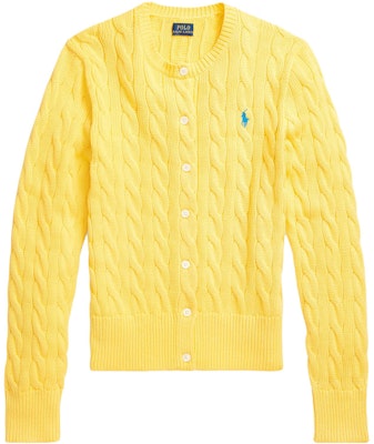 (W) Polo Ralph Lauren SS23 黃色圓領毛衣帶Logo提花設計 211839418-009 Order (W) Polo Ralph Lauren SS23 黃色圓領毛衣帶Logo提花設計 211839418-009