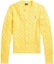 Order (W) Polo Ralph Lauren SS23 黃色圓領毛衣帶Logo提花設計 211839418-009