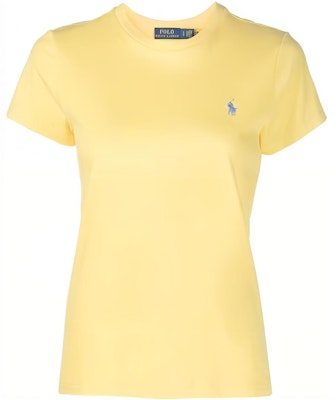 (W) Polo Ralph Lauren SS23 黃色刺繡Logo寬版T恤 211898698-001 Buy (W) Polo Ralph Lauren SS23 黃色刺繡Logo寬版T恤 211898698-001