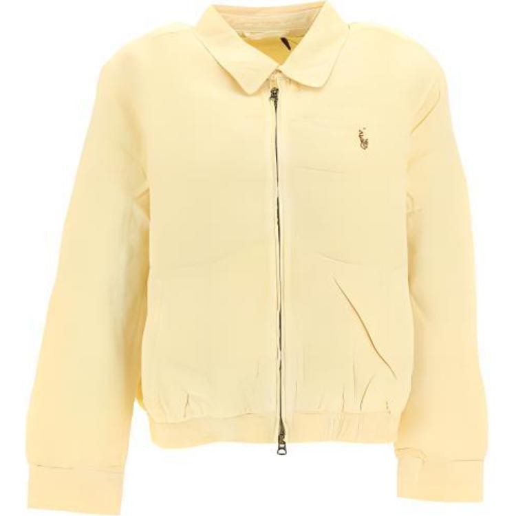 (Women) Polo Ralph Lauren SS23  Yellow Zip Jacket with Embroidered Logo 211888260-003