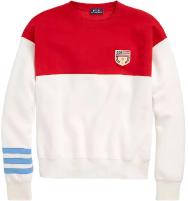 (W) Polo Ralph Lauren SS23 Baju Panas Cetak Logo Warna Putih/Merah 211886899-001 Order (W) Polo Ralph Lauren SS23 Baju Panas Cetak Logo Warna Putih/Merah 211886899-001
