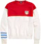 Order (W) Polo Ralph Lauren SS23 Baju Panas Cetak Logo Warna Putih/Merah 211886899-001