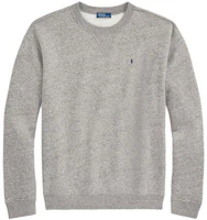 (Women) Polo Ralph Lauren SS23 Grey Crewneck Sweatshirt with Embroidered Logo WMPOKNINFB20458-020 (Women) Polo Ralph Lauren SS23 Grey Crewneck Sweatshirt with Embroidered Logo WMPOKNINFB20458-020