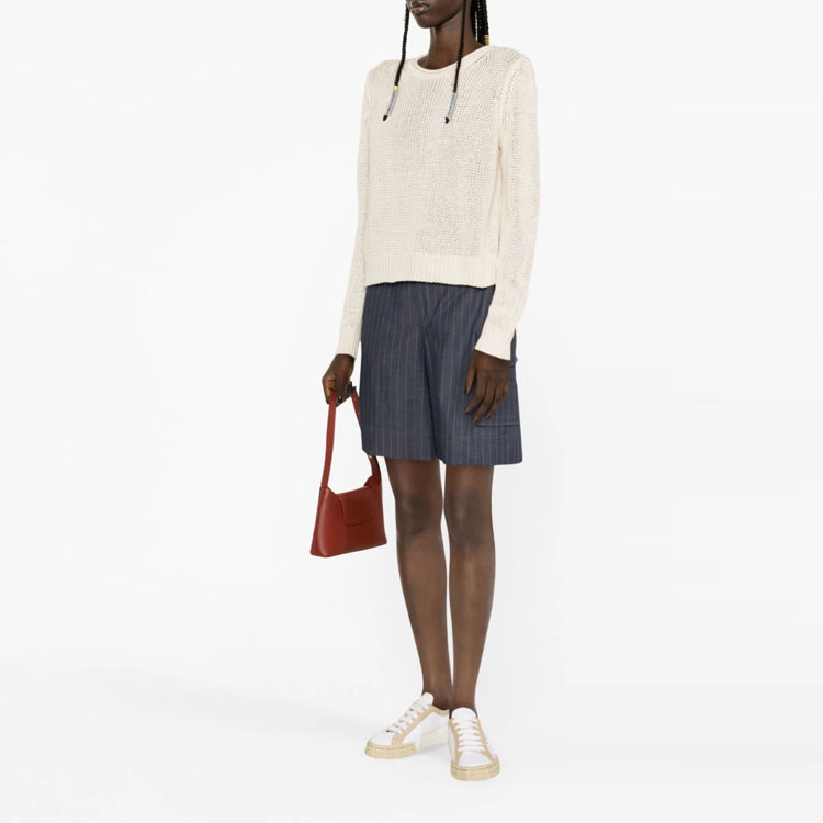 (Women) Polo Ralph Lauren SS23 Ivory White  Casual Knit Pullover Sweater. 211906076-001 圖 5