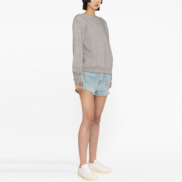 Purchase (W) 폴로 랄프 로렌 SS23 로고 크루넥 스웨트셔츠 그레이 211891557-004