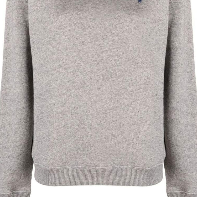 Sizing (W) 폴로 랄프 로렌 SS23 로고 크루넥 스웨트셔츠 그레이 211891557-004